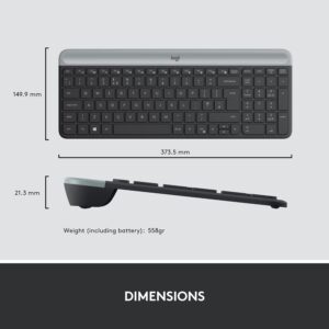 Logitech MK470 Slim Wireless Keyboard and Mouse Set