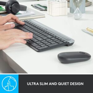 Logitech MK470 Slim Wireless Keyboard and Mouse Set