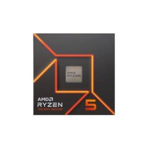 AMD 7000 Series Ryzen 5 7600 Desktop Processor 6 cores 12 Threads 38 MB Cache 3.8 GHz Upto 5.1 GHz AM5 Socket (100-100001015BOX) Socket AM5