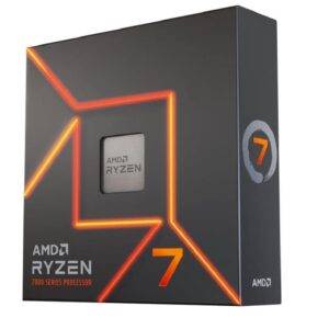 AMD 7000 Series Ryzen 7 7700X Desktop Processor 8 cores 16 Threads 40 MB Cache 4.5 GHz Up to 5.4 GHz Socket AM5, 600 Series Chipset