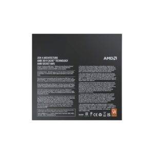 AMD 7000 Series Ryzen 7 7800X 3D Desktop Processor 8 cores 16 Threads 104 MB Cache 4.2 GHz Upto 5.6 GHz Socket AM5