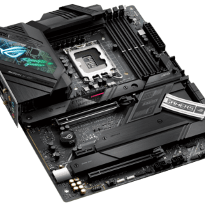 Asus ROG Strix Z690-F Gaming WiFi LGA 1700 (12th Gen Intel Core) ATX Motherboard with DDR5, PCIe 5.0, WiFi 6E, 2.5 Gb LAN, Four M.2 with Backplate heatsinks and PCIe Slot Q-Release, Aura Sync