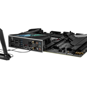 Asus ROG Strix Z690-F Gaming WiFi LGA 1700 (12th Gen Intel Core) ATX Motherboard with DDR5, PCIe 5.0, WiFi 6E, 2.5 Gb LAN, Four M.2 with Backplate heatsinks and PCIe Slot Q-Release, Aura Sync