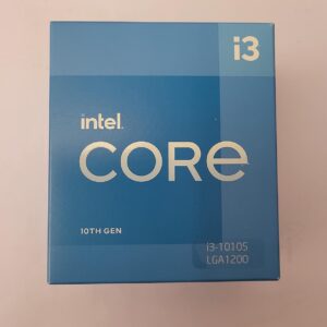 Intel Core i3-10105 10th Generation Processor – LGA1200 Socket (4 Cores/ 3.70 GHz/ 4.40 GHz Turbo/ 6MB Cache/ 8 Threads/Comet Lake)