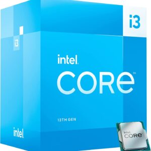 Intel Core i3-13100 Desktop Processor 4 cores (4 P-cores + 0 E-cores) 12MB Cache, up to 4.5 GHz