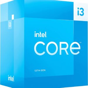 Intel Core i3-13100 Desktop Processor 4 cores (4 P-cores + 0 E-cores) 12MB Cache, up to 4.5 GHz