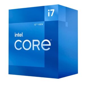 Intel Core i7 12700 12th Gen Generation Desktop PC Processor CPU APU with 25MB Cache and up to 4.90 GHz Clock Speed 3 Years Warranty with Fan LGA 1700 4K