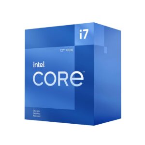 Intel Core i7 12700F 12 Gen Desktop PC Processor 12 Core CPU with 25MB Cache and up to 4.9 GHz Clock Speed LGA 1700 4K