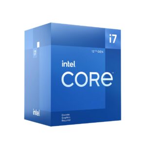 Intel Core i7 12700F 12 Gen Desktop PC Processor 12 Core CPU with 25MB Cache and up to 4.9 GHz Clock Speed LGA 1700 4K