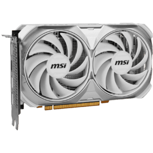 MSI Gaming GeForce RTX 4060 8GB GDRR6 128-Bit HDMI/DP Nvlink TORX Fan 4.0 Ada Lovelace Architecture Graphics Card (RTX 4060 Ventus 2X White 8G OC)