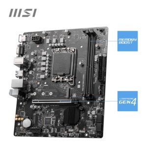 MSI PRO H610M-E DDR4 Motherboard For 12th, 13th and 14th gen Processor