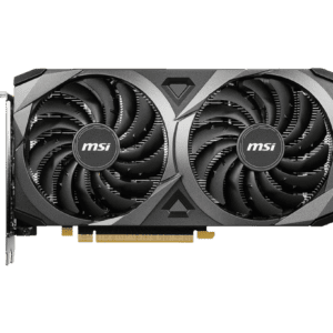 MSI Gaming GeForce RTX 3060 gddr6 pci_e_x16 12GB 15 Gbps GDRR6 192-Bit HDMI/DP PCIe 4 Torx Twin Fan Ampere OC Graphics Card (RTX 3060 Ventus 2X 12G OC), Black