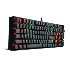 Redragon K551 Rainbow LED Backlit Mechanical Wired Gaming Keyboard with Numlock Keys for Windows PC