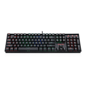 Redragon K551 Rainbow LED Backlit Mechanical Wired Gaming Keyboard with Numlock Keys for Windows PC