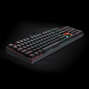 Redragon K551 Rainbow LED Backlit Mechanical Wired Gaming Keyboard with Numlock Keys for Windows PC