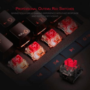 Redragon K586 Brahma RGB Mechanical Gaming Keyboard with Red Switches