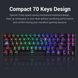 Redragon K599 Diemos RGB LED Backlit Mechanical Gaming Keyboard