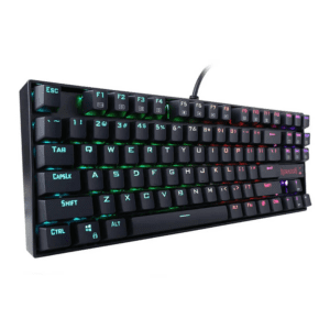 Redragon Kumara K552 Rainbow LED Backlit TKL Ten Key-Less Mechanical Wired Gaming Keyboard Without Numlock Keys