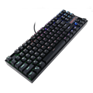 Redragon Kumara K552 Rainbow LED Backlit TKL Ten Key-Less Mechanical Wired Gaming Keyboard Without Numlock Keys