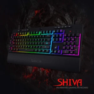 Redragon Shiva K512 RGB Backlit Membrane Wired Gaming Keyboard with Multimedia Keys