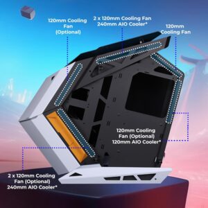 ZEBRONICS Phantom Mid-Tower Premium Gaming Cabinet like Helicopter