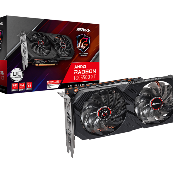 AsRock Phantom RX 6500 XT Radeon 4GB OC Edition