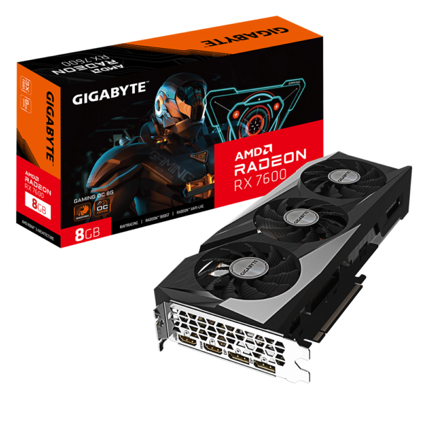 Gigabyte Radeon RX 7600 Gaming OC 8G Graphics Card