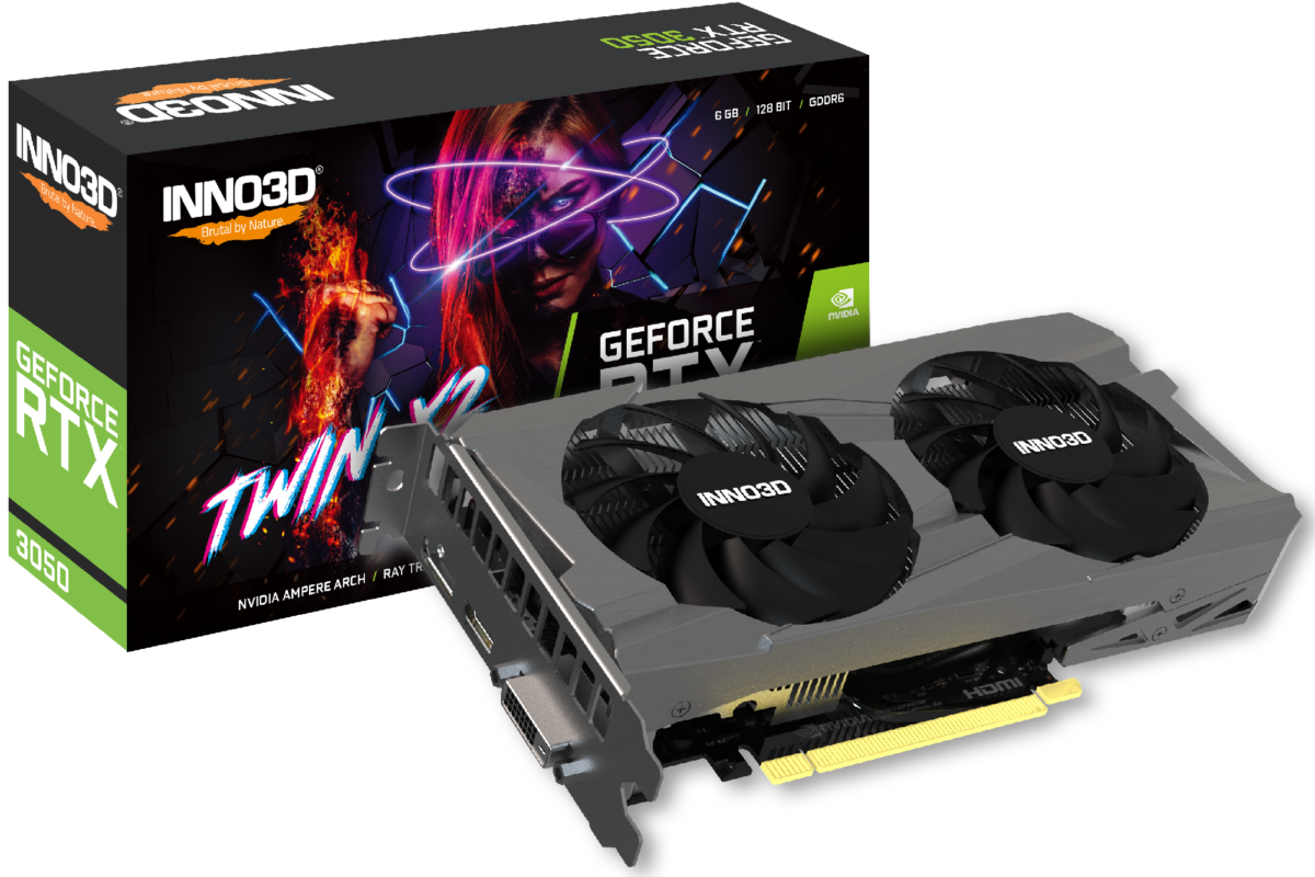 INNO3D GeForce RTX 3050 6GB Twin X2 Graphics Card