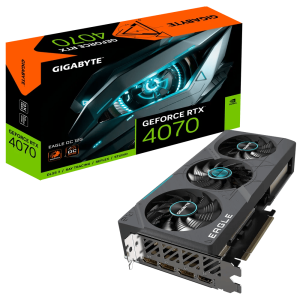 Gigabyte GeForce RTX 4070 Eagle OC 12G Graphics Card – 12GB GDDR6X | Triple-Fan, DLSS 3
