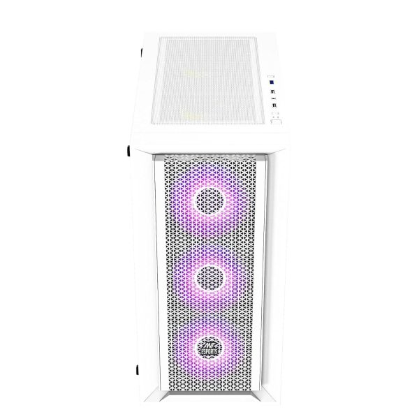 Ant Esports SX7 – White Mid Tower Gaming PC Case - Image 2