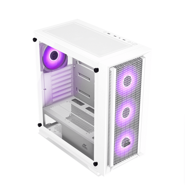 Ant Esports SX7 – White Mid Tower Gaming PC Case - Image 3