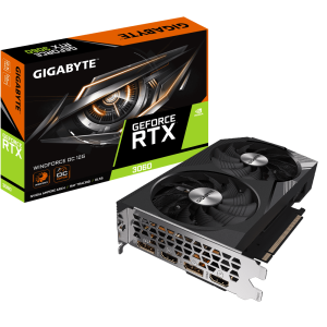 Gigabyte GeForce RTX 3060 WindForce OC 12GB Graphics Card | High-VRAM 1080p & 1440p Gaming