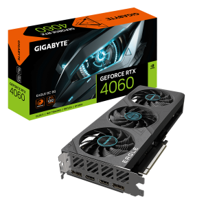 Gigabyte GeForce RTX 4060 Eagle OC 8G Graphics Card | Triple-Fan Cooling, DLSS 3 and Ray Tracing for Smooth 1080p Gaming
