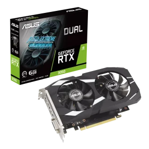 ASUS Dual RTX 3050 6GB GDDR6 Graphics Card With Dual-Fan Cooling