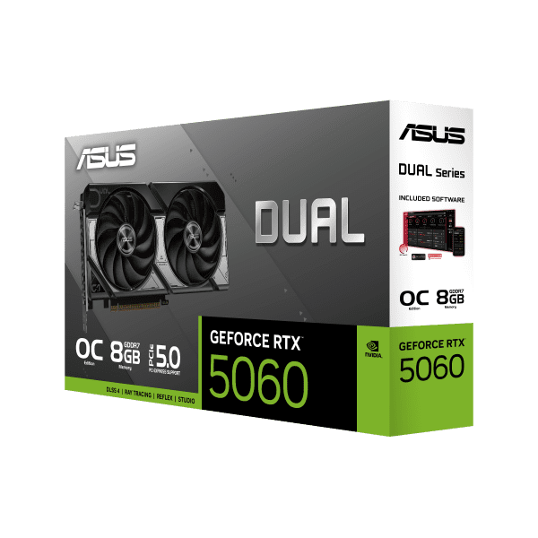 Asus Dual GeForce RTX 5060 OC Edition 8GB GDDR7 Graphics Card - Image 3