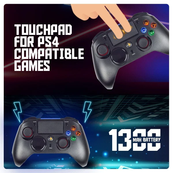 Cosmic Byte Ares Wired Controller Black, Rubberized Texture, 700mAh Battery, Vibration Feedback - Image 12
