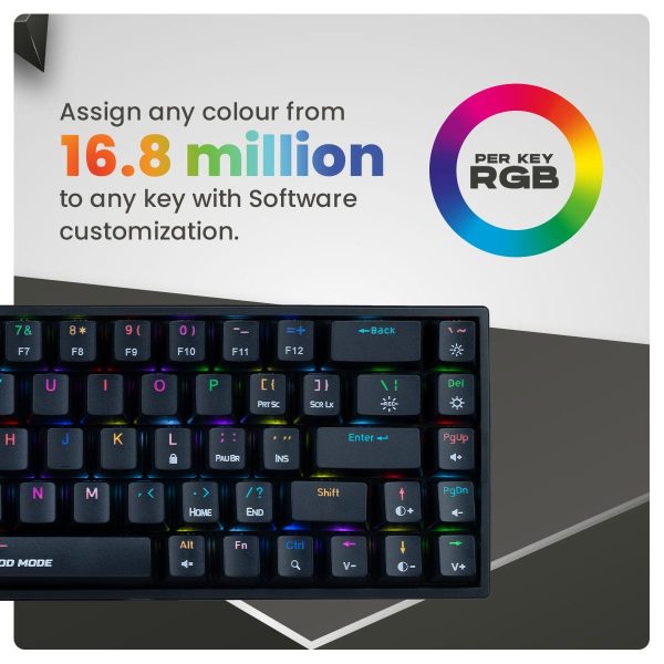 Cosmic Byte Artemis 68 Key RGB Mechanical Keyboard - Image 4