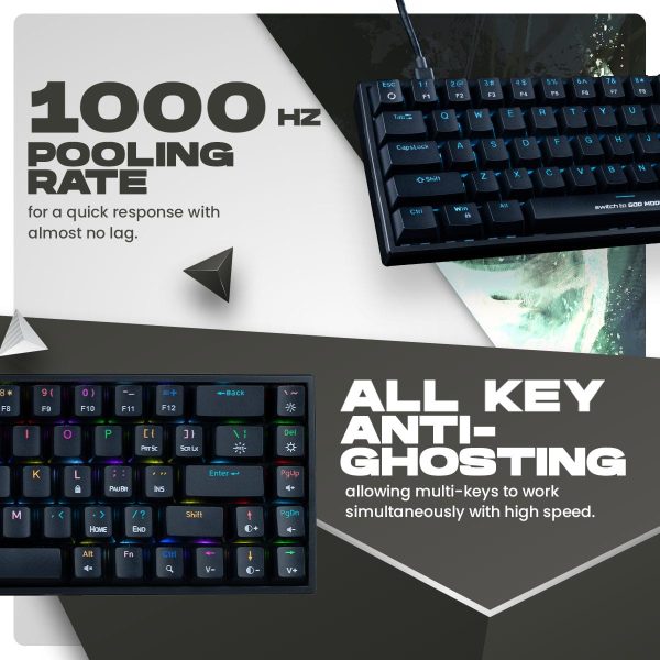 Cosmic Byte Artemis 68 Key RGB Mechanical Keyboard - Image 5