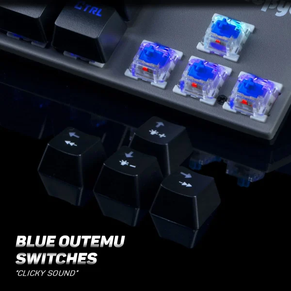 Cosmic Byte Astra RGB CB-GK-33 Mechanical Keyboard ( Wired & Bluetooth ) - Image 10