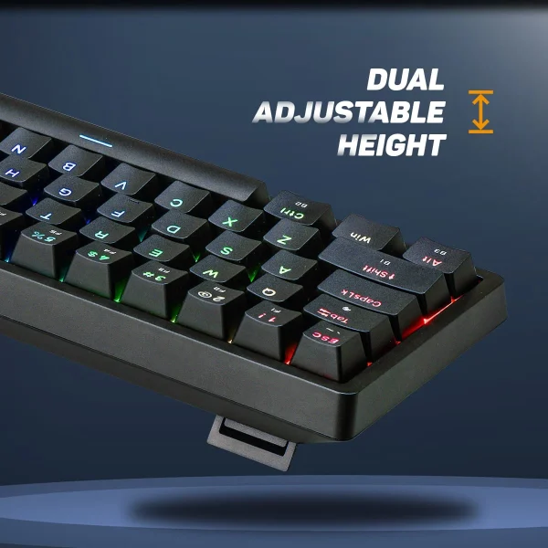 Cosmic Byte Astra RGB CB-GK-33 Mechanical Keyboard ( Wired & Bluetooth ) - Image 7
