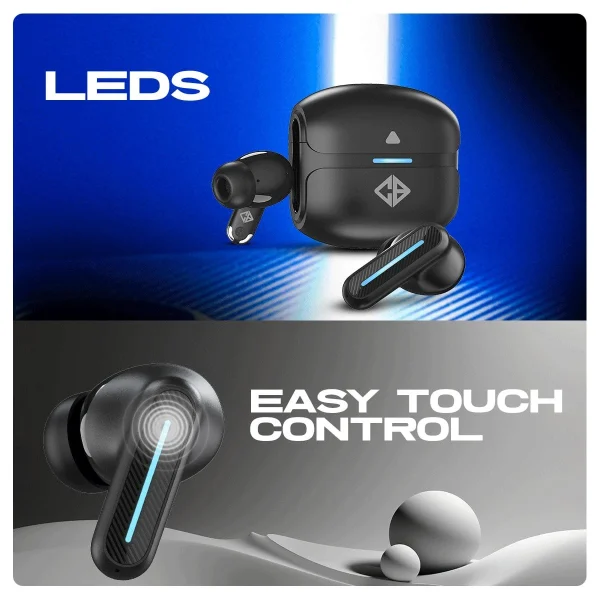 Cosmic Byte CosmoBuds X220 Compact True Wireless Earbuds (TWS) Black - Image 5