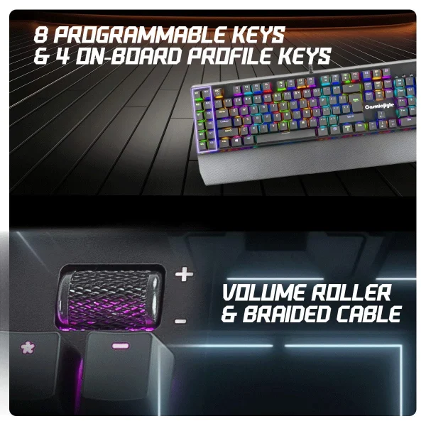 Cosmic Byte CB‑GK‑24 Equinox Alturas RGB Mechanical Keyboard - Image 4