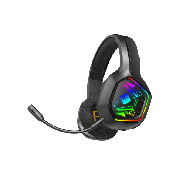 Cosmic Byte Immortal Black Headphones 2.4Ghz Wireless + Bluetooth + Wired Headphone (Black)