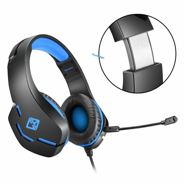 Cosmic Byte Stardust Gaming Headphone With 3.5 mm Jack for PC, PS4, Mobiles, Tablets (Blue) - Image 2