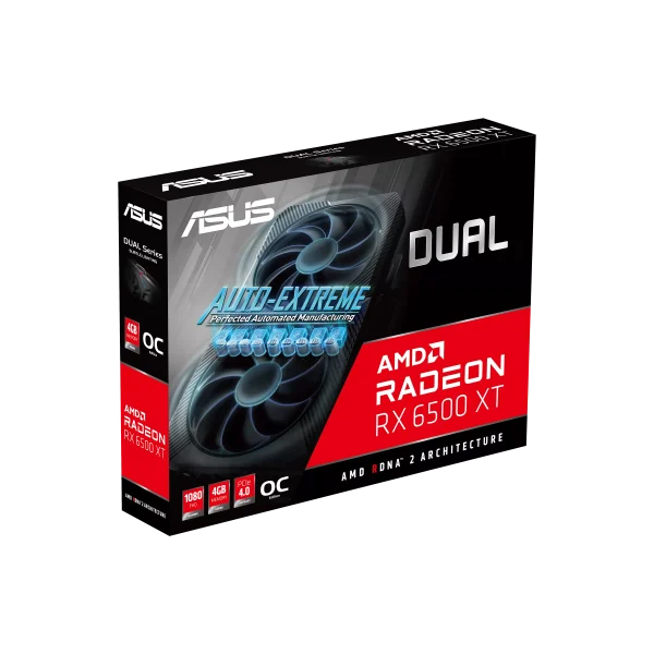 ASUS Dual Radeon RX 6500 XT OC Edition 4 GB GDDR6 Dual‑Fan | Up to 2820 MHz Boost - Image 8