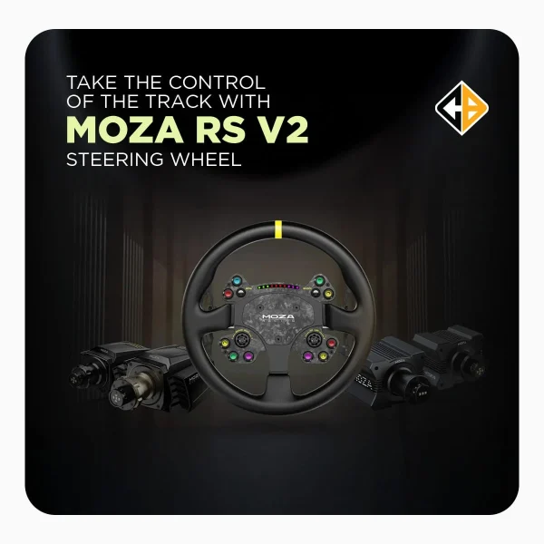 Cosmic Byte Moza RS V2 Steering Wheel - Image 2