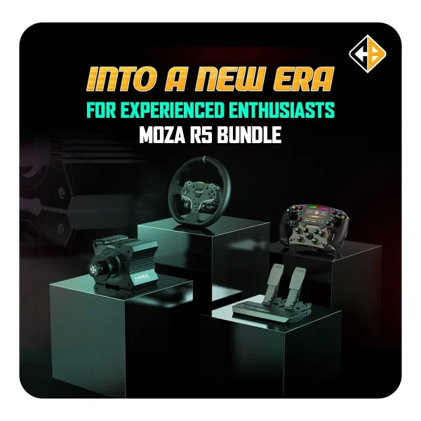Cosmic Byte Moza SR-P Pedals (Throttle + Brake Pedal) No Clutch- Sold Separately - Image 9