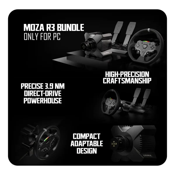 Cosmic Byte Moza SR-P Pedals (Throttle + Brake Pedal) No Clutch- Sold Separately - Image 4