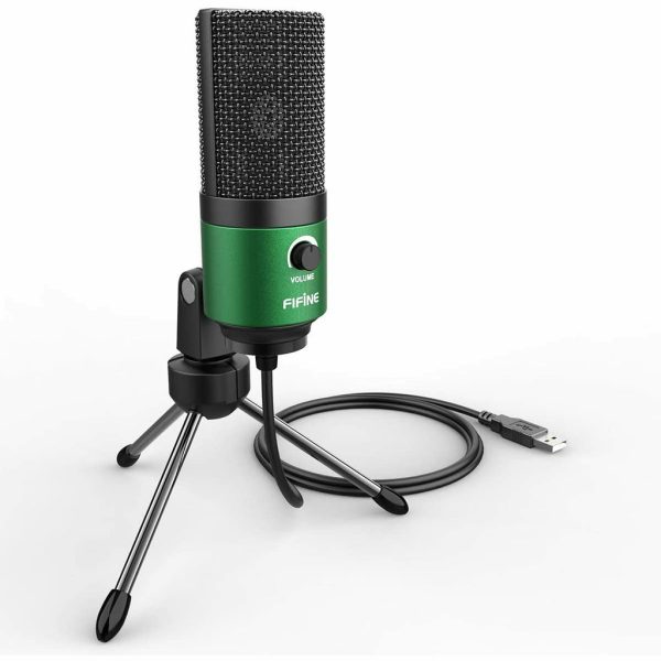 FIFINE K669B Metal USB Unidirectional Microphone Condenser Input Volume Control Knob, Streaming and YouTube Videos (Black) - Image 3