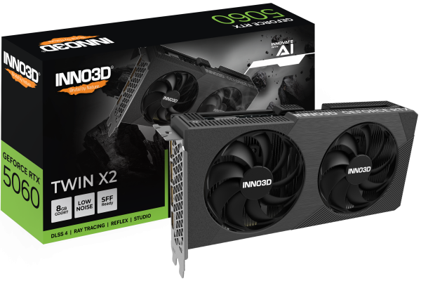 INNO3D GeForce RTX 5060 Twin X2 Graphics Card
